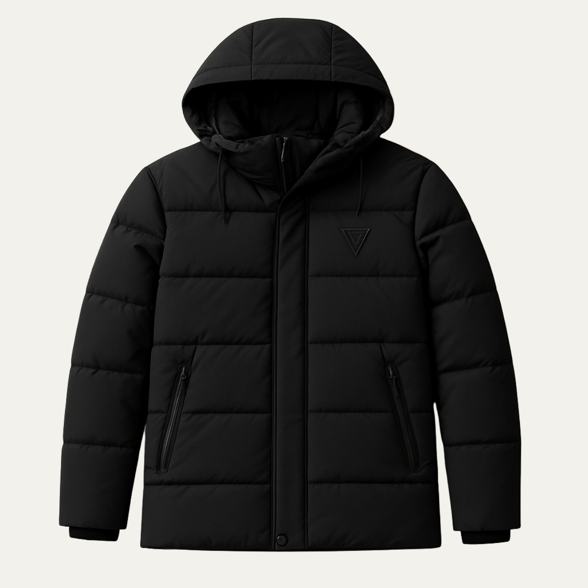 The Helsinki Men’s Hooded Puffer Parka – Long, Waterproof, Padded, Multi-Pocket