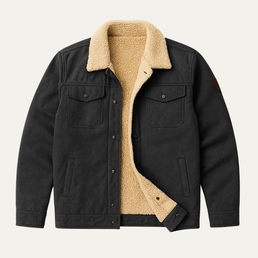 The Vancouver Men's Fleece Lined Outdoor Jacket | Modern & Warm