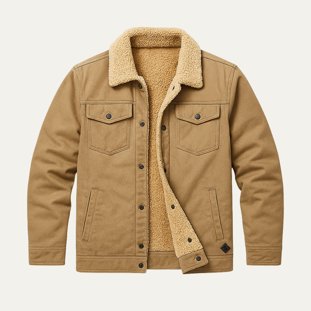 The Vancouver Men's Fleece Lined Outdoor Jacket | Modern & Warm