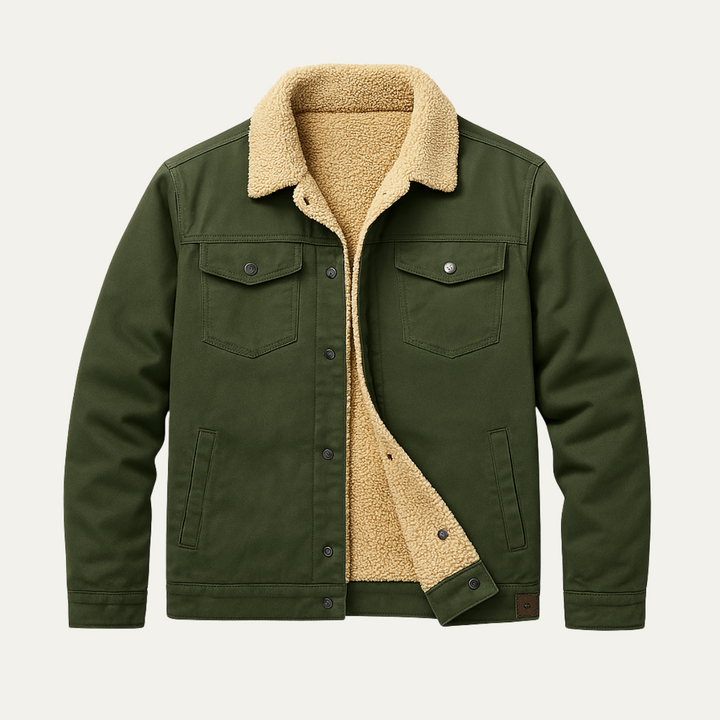 The Vancouver Men's Fleece Lined Outdoor Jacket | Modern & Warm