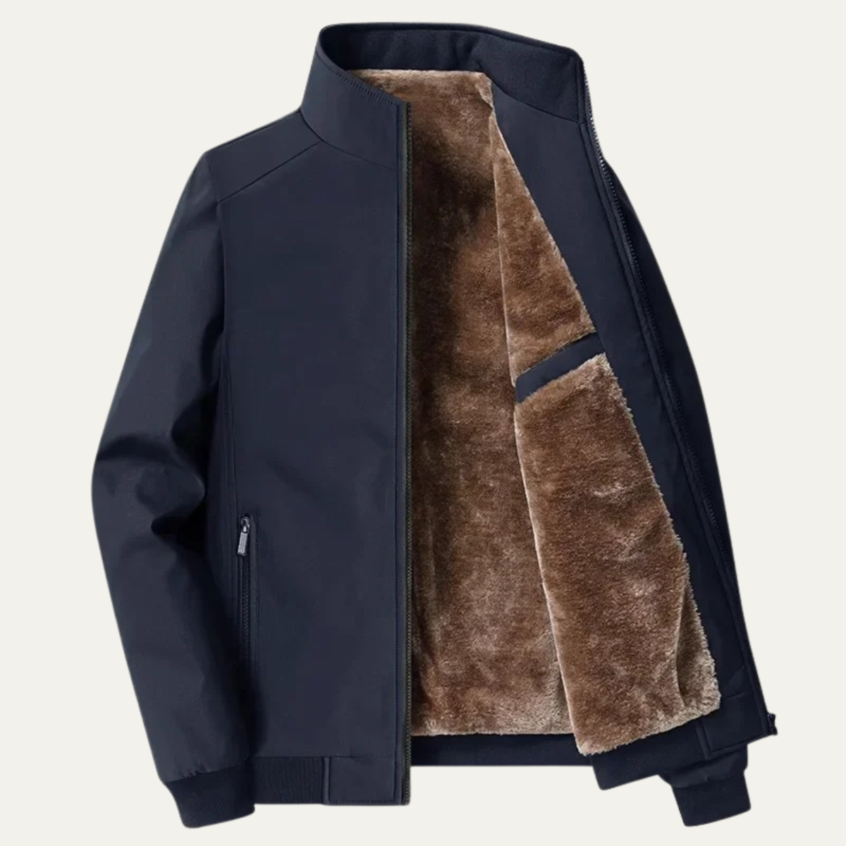 The Glasgow Men&#39;s Fleece Lined Winter Jacket - Waterproof Thermal Coat