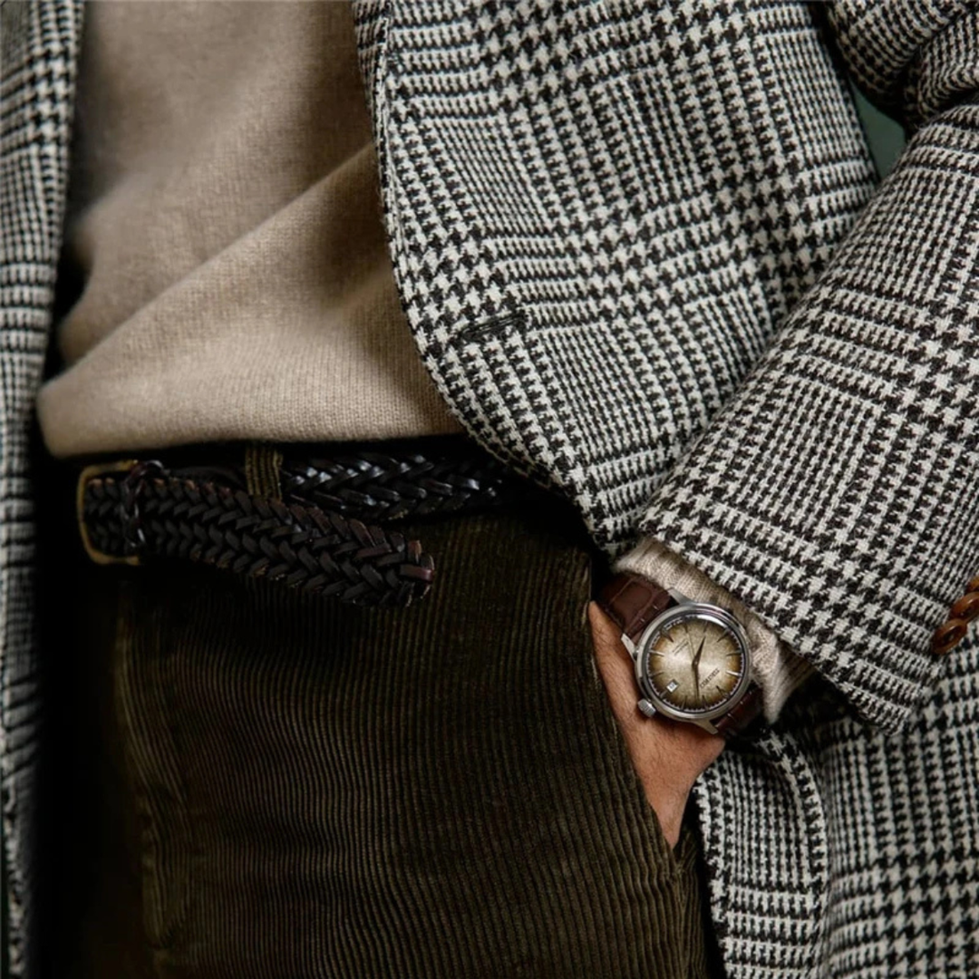 The Berlin Men’s Smart Casual Herringbone Tweed Wool Blazer