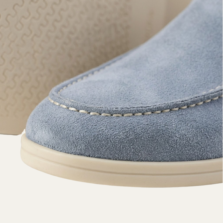 The Venetian Men's Trendy Suede Slip On Loafers