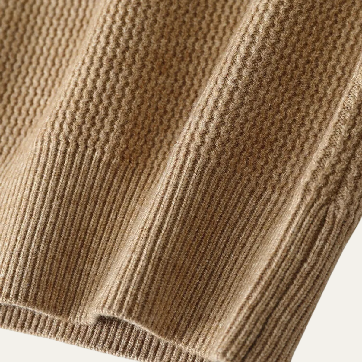 The Moncalvo Men’s Cashmere Knit Shirt Collar Sweater