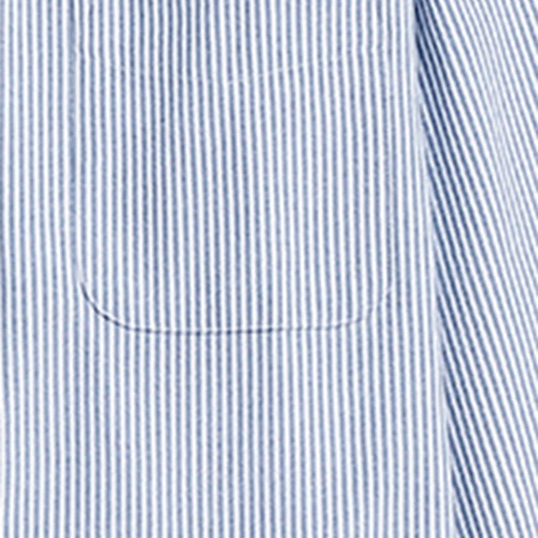 The Tenerife Men's Striped Shirt with Classic Collar and Pocket