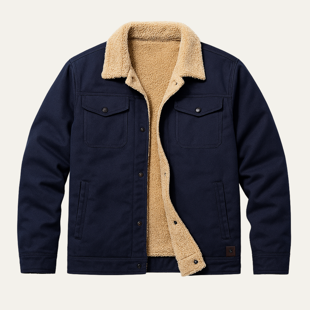 The Vancouver Men's Fleece Lined Outdoor Jacket | Modern & Warm
