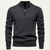 The Pesaro Men’s Half Zip Fleece Stand Collar Sweater