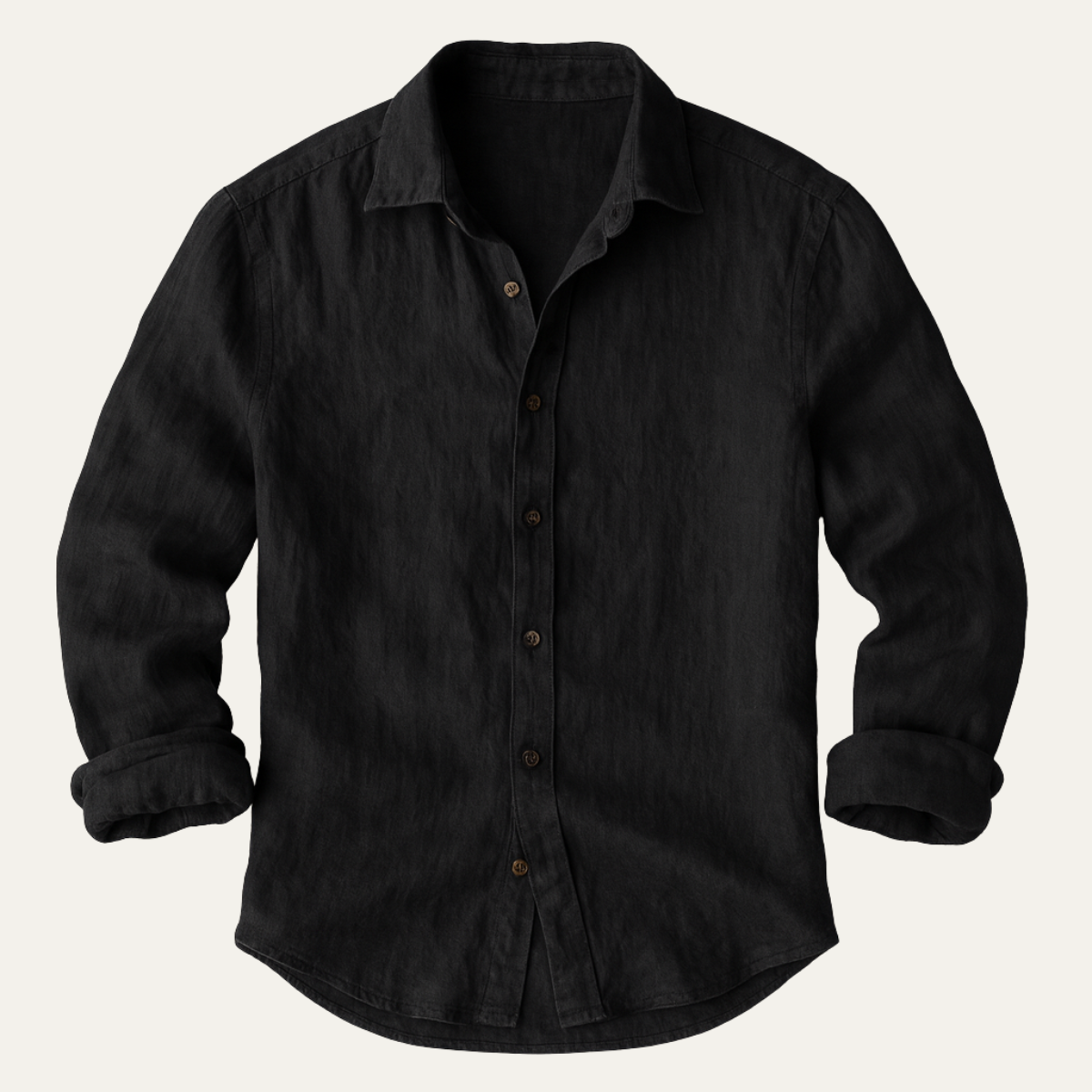 The Zurich Vintage Long Sleeve Linen Shirt for Men
