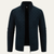 The Volterra Men’s Elegant Knit Diamond Pattern Jacket with Stand Collar