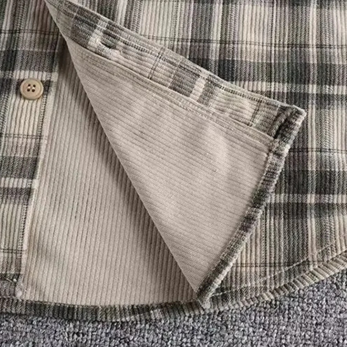 The Forio Men’s Vintage Plaid Flannel Shirt
