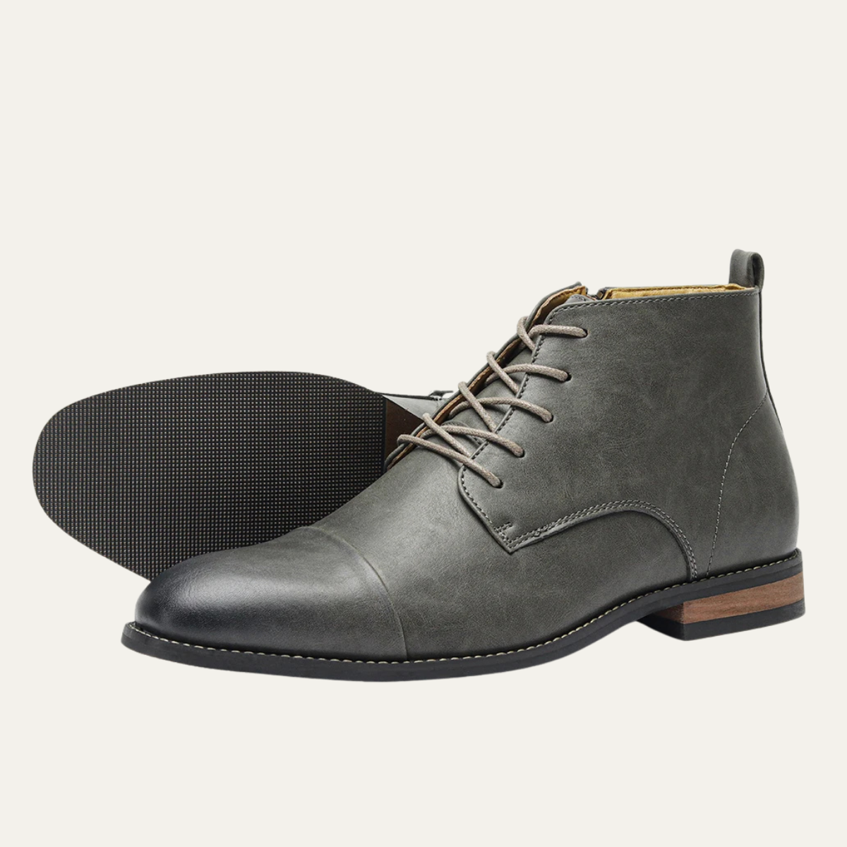 The Briarstone Men’s Leather Lace Up Smart Casual Ankle Boots