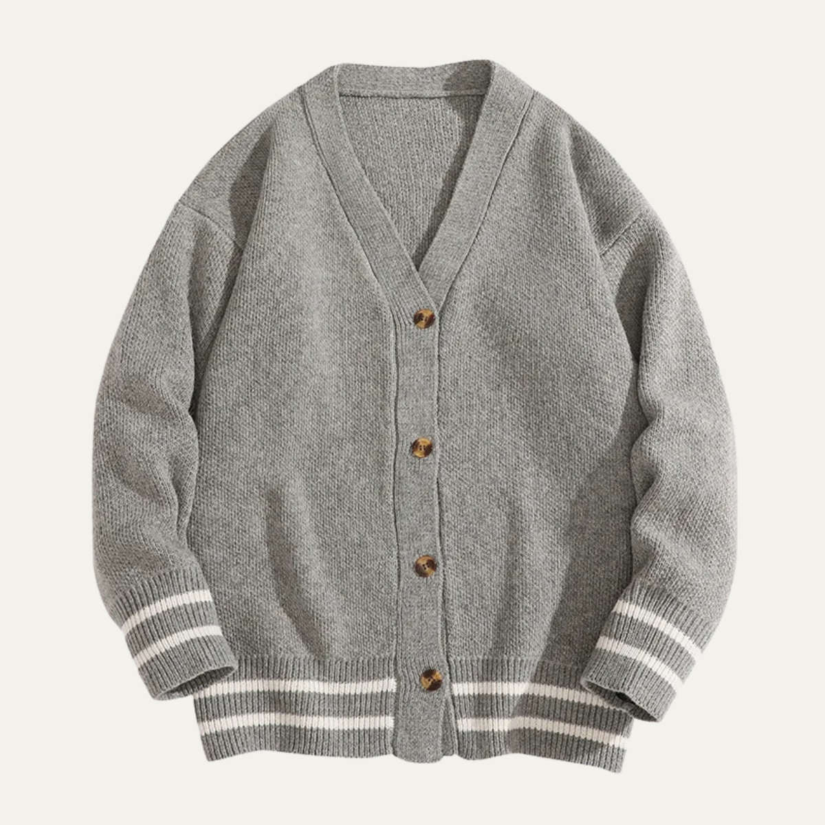 The Rosignano Men’s Casual Button Up V Neck Knit Cardigan