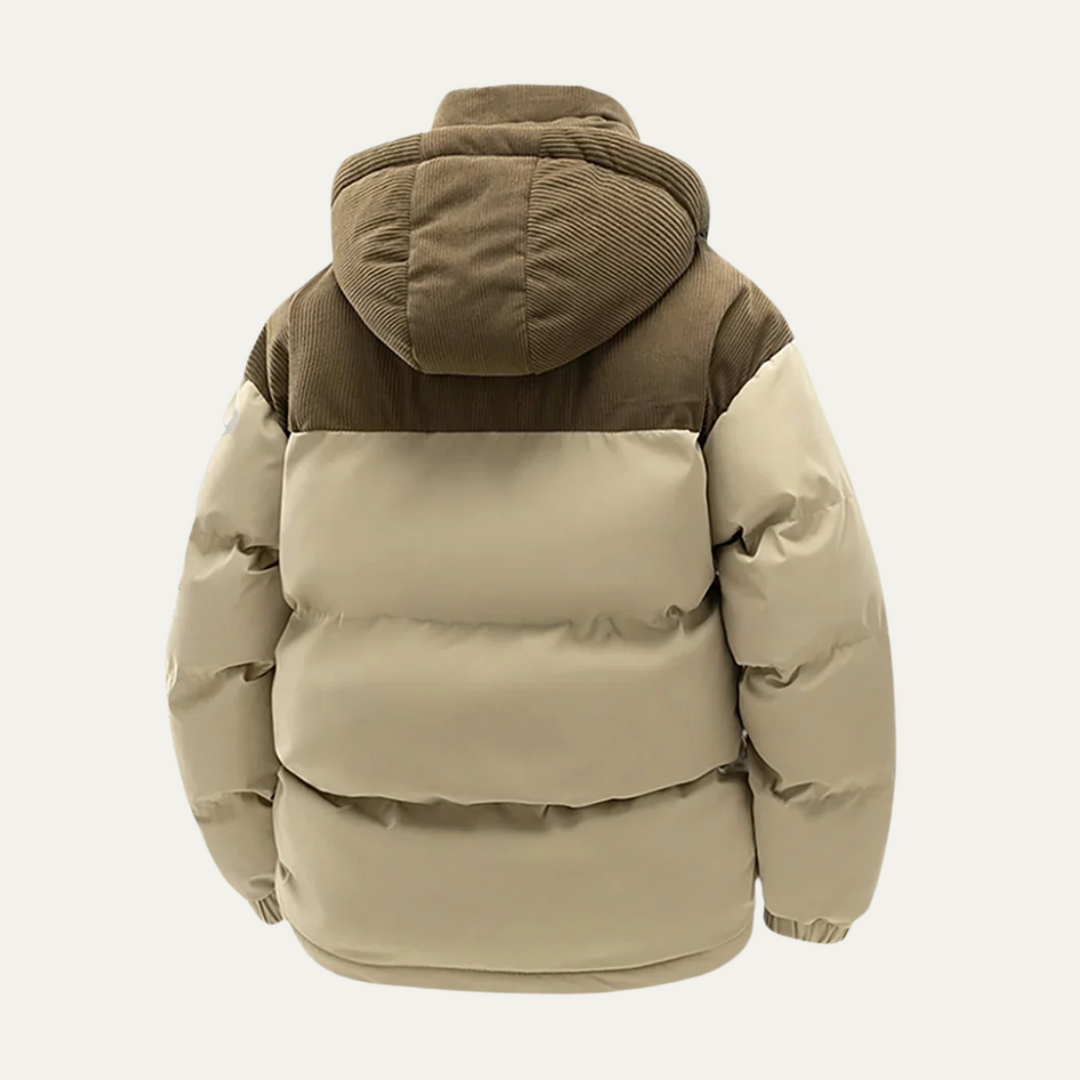 The Stonewell Men’s Thick Winter Puffer Hooded Jacket