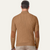The Stamford Men's Cable Knit Collar Stand Sweater
