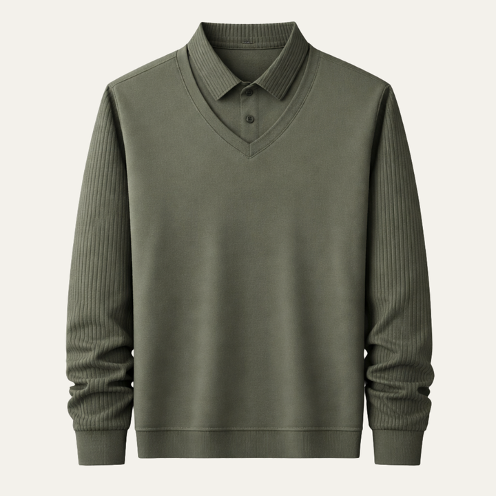 The Sirmione Men’s Casual Business Knit Polo Shirt