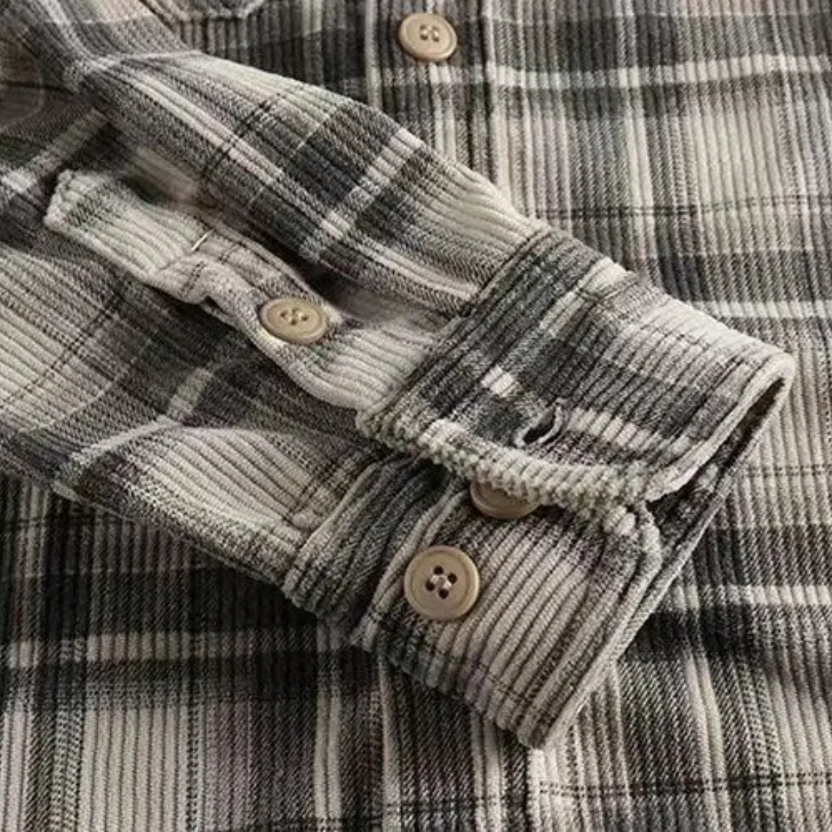 The Forio Men’s Vintage Plaid Flannel Shirt
