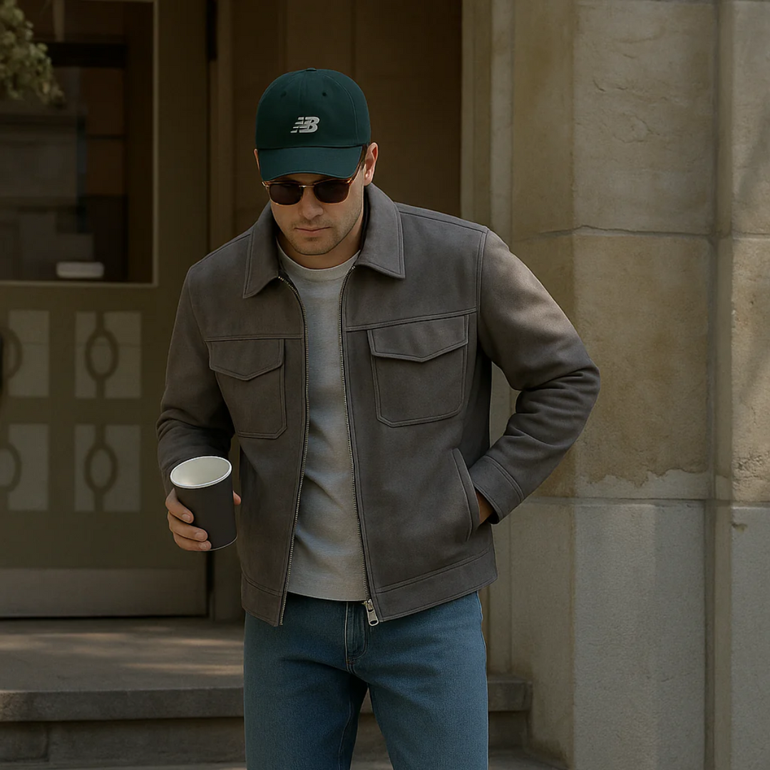 The Monte Carlo Men’s Faux Suede Jacket