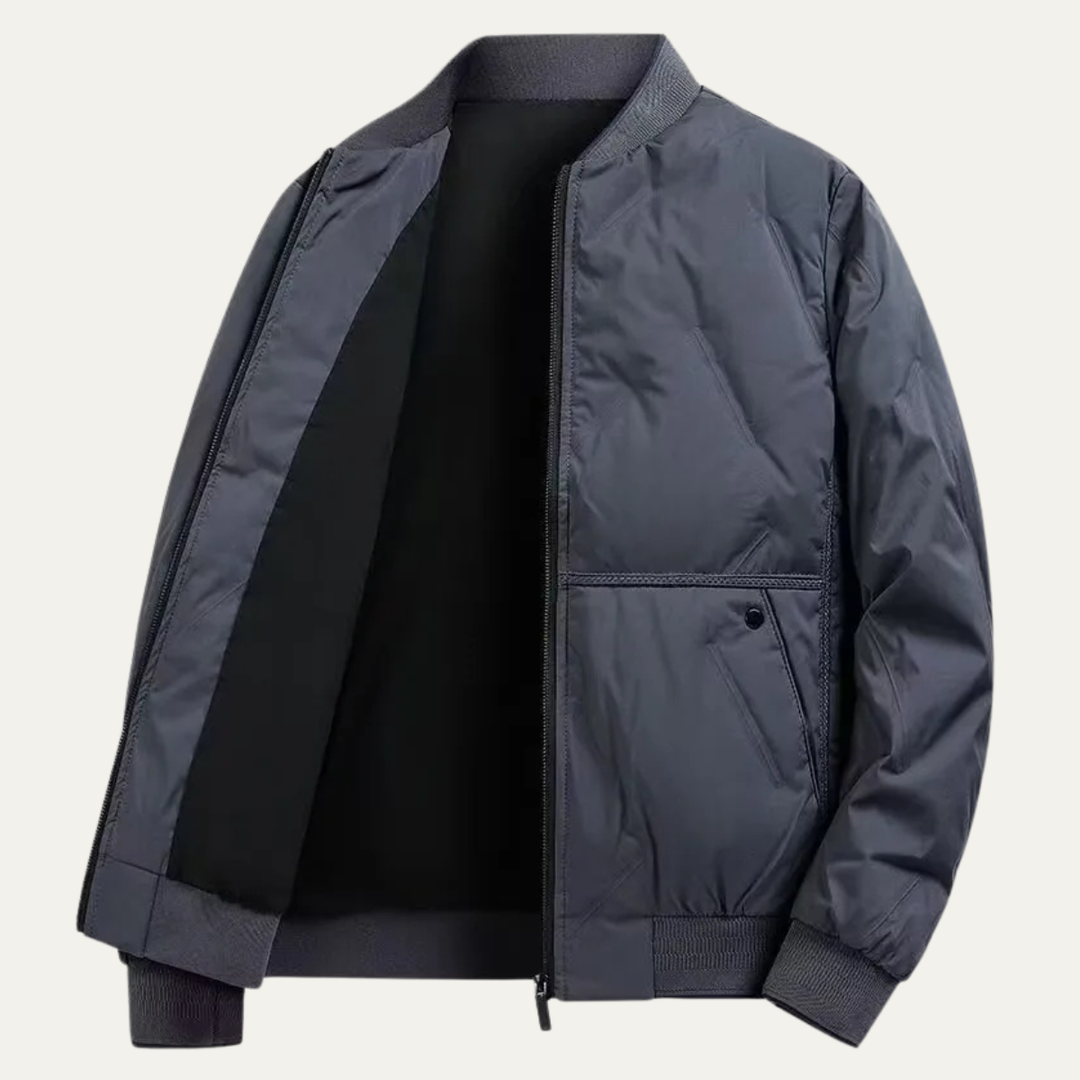 The Willowrun Men’s Lightweight Casual Bomber Jacket