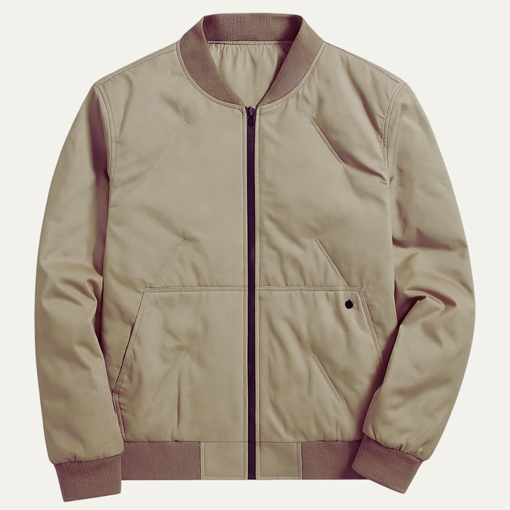 The Willowrun Men’s Lightweight Casual Bomber Jacket