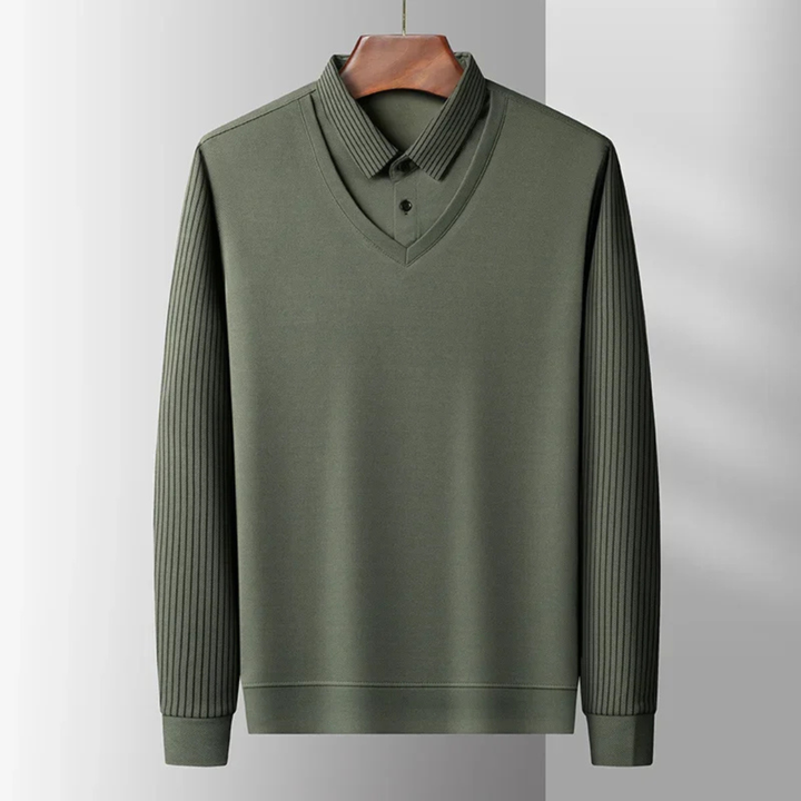The Sirmione Men’s Casual Business Knit Polo Shirt