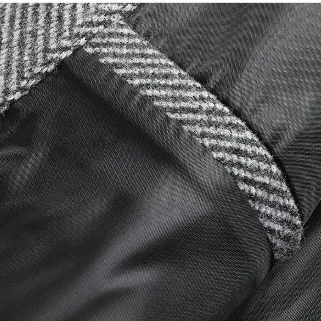 The Hamburg Men’s Slim Fit Smart Casual Houndstooth Check Blazer