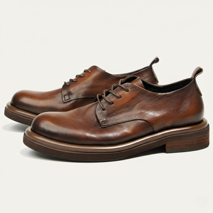 The Trento Men’s Faux Leather Dress Shoe – Formal Lace Up Smart Shoe