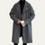 The Woolwich Men’s Smart Camel Wrap Wool Coat with Belt