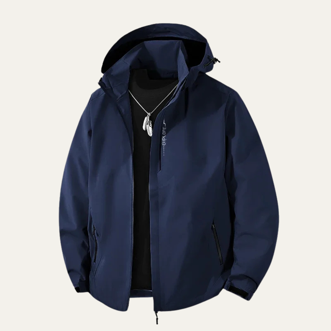 The Grandmere Waterproof Softshell Rain Jacket – Windproof Hooded Outdoor Hiking Coat