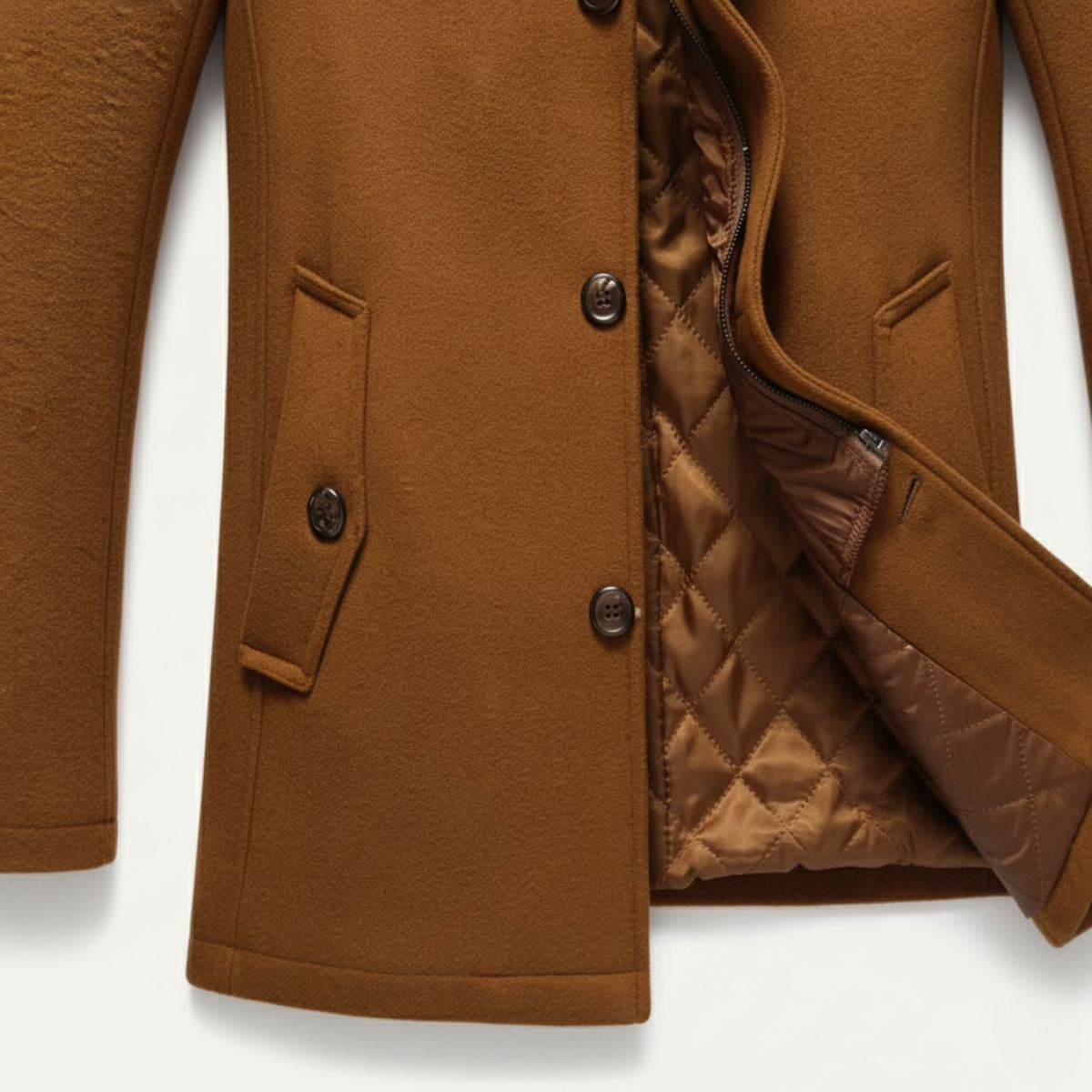 The Stonemont Men’s Smart Casual Wool Blend Winter Coat