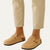 The Amalfi Beige Suede Clogs for Men — Relaxed Old Money Style