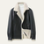 The Cala Luna Men’s Shearling Aviator Winter Jacket with Fleece Lining