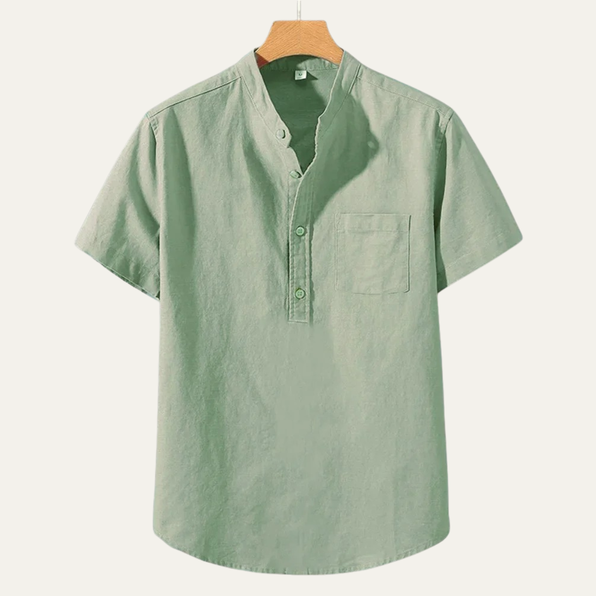 The Meadowcrest Men’s Lightweight Cotton Linen Shirt