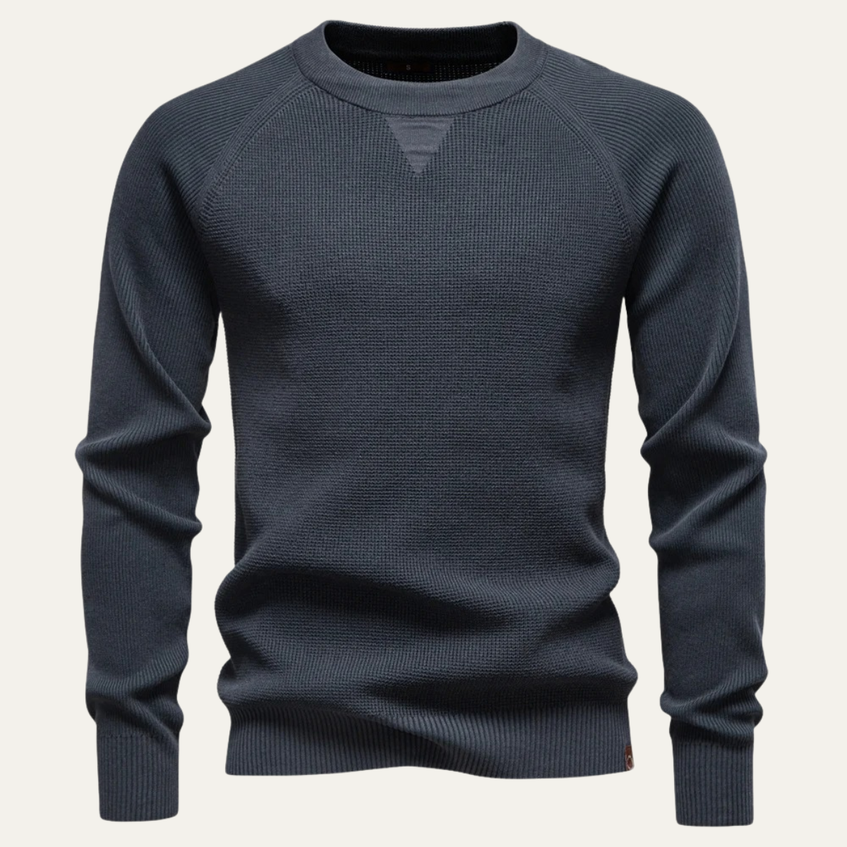 The Anglesey Men's Casual Knitted Crew Neck Sweater