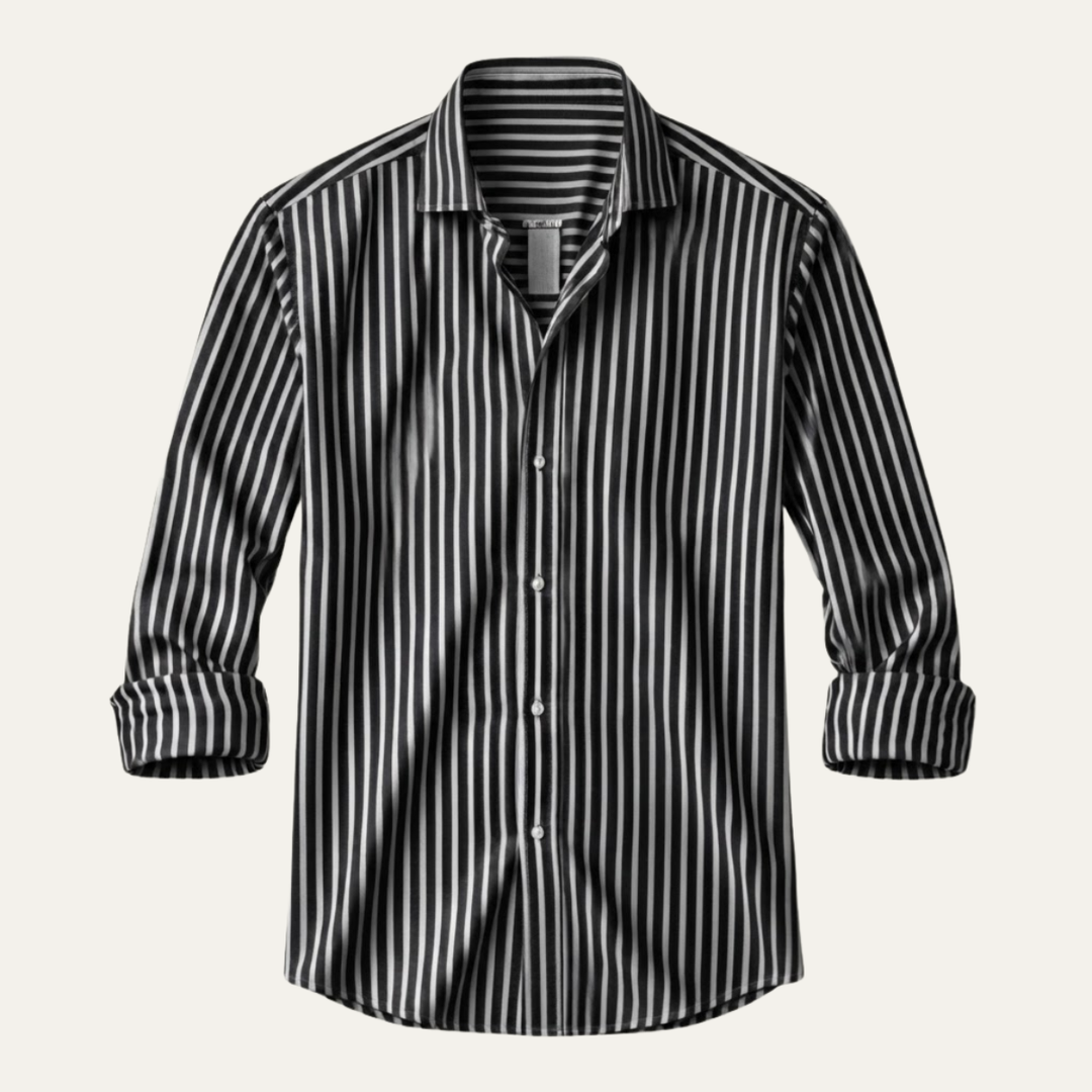 The Hilton Head Men’s Casual Smart Fit Striped Linen Shirt