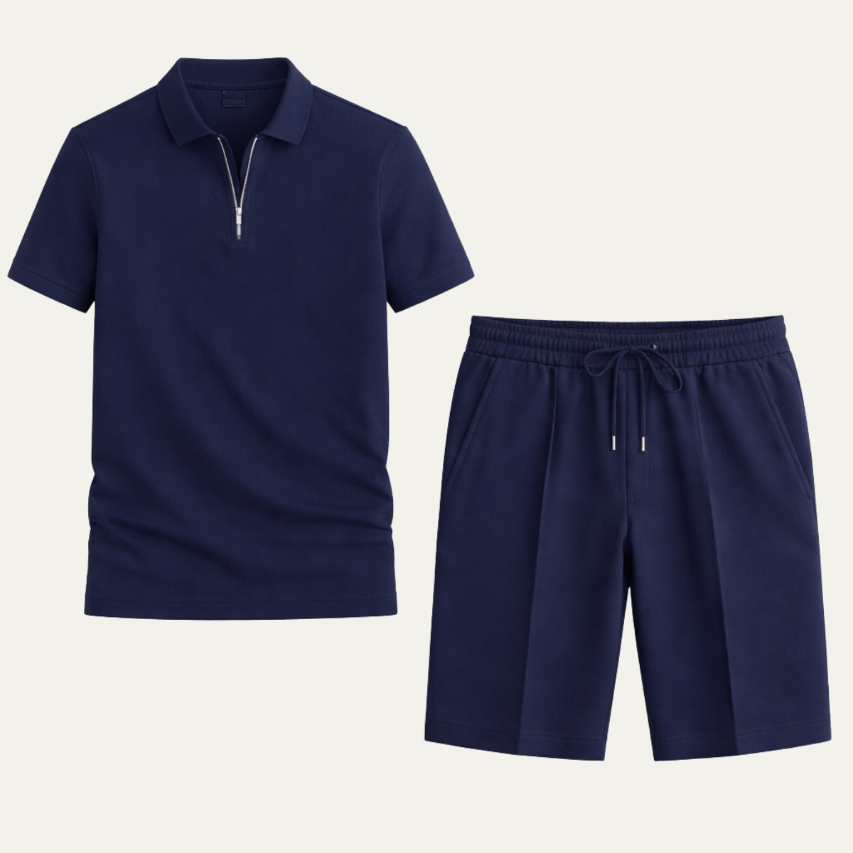 The Pavia Men’s Polo Shirt and Shorts Set – Trendy Two Piece Outfit