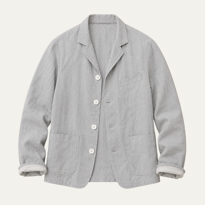 The Santa Rosa Men’s Casual Linen Overshirt