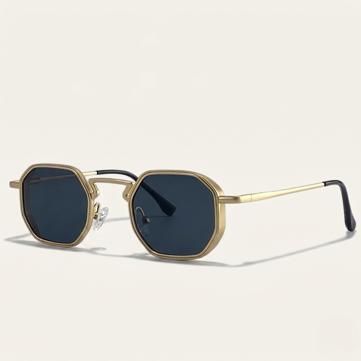 The Burlington Men's Retro Hexagon Sunglasses