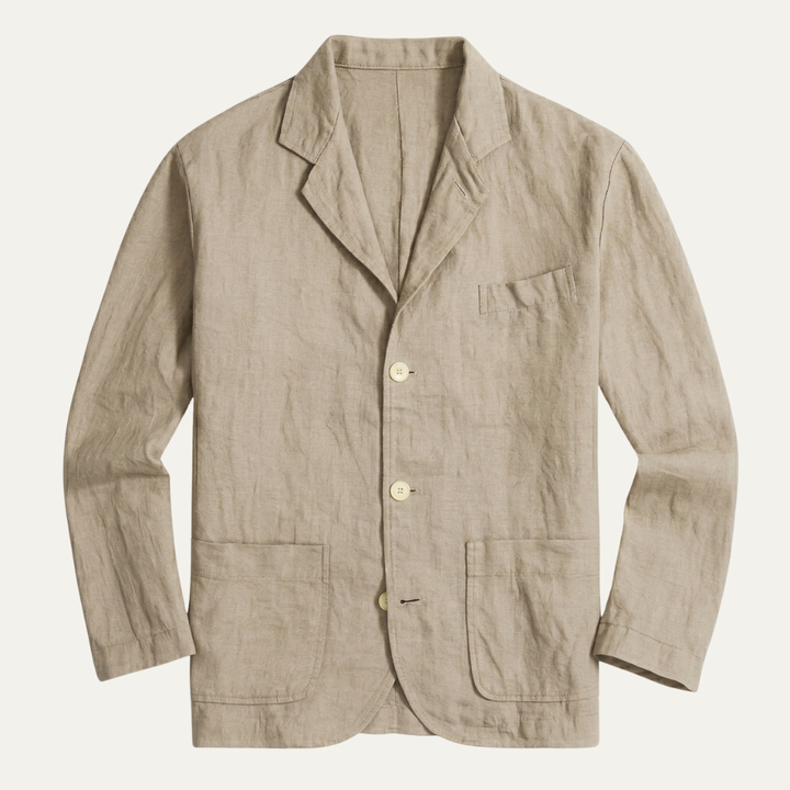 The Milan Men's Stylish Cotton Jacket - Lightweight Blazer - Wedding Guest