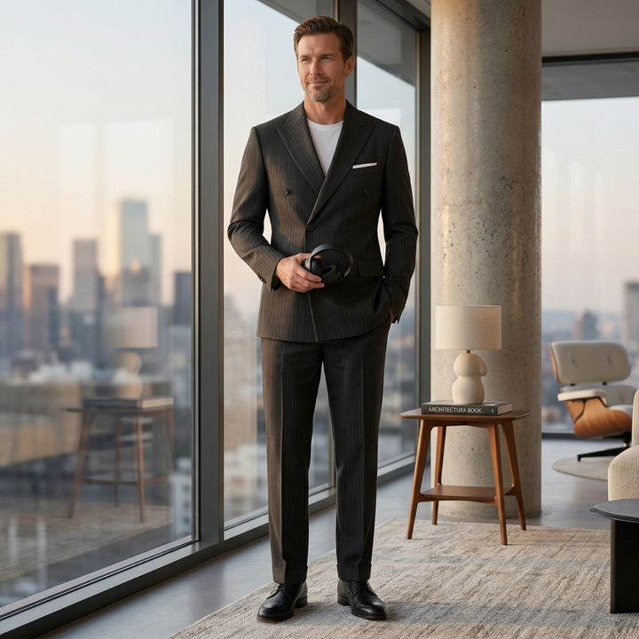 The Caldwell Men’s Lightweight Slim Fit Blazer Suit