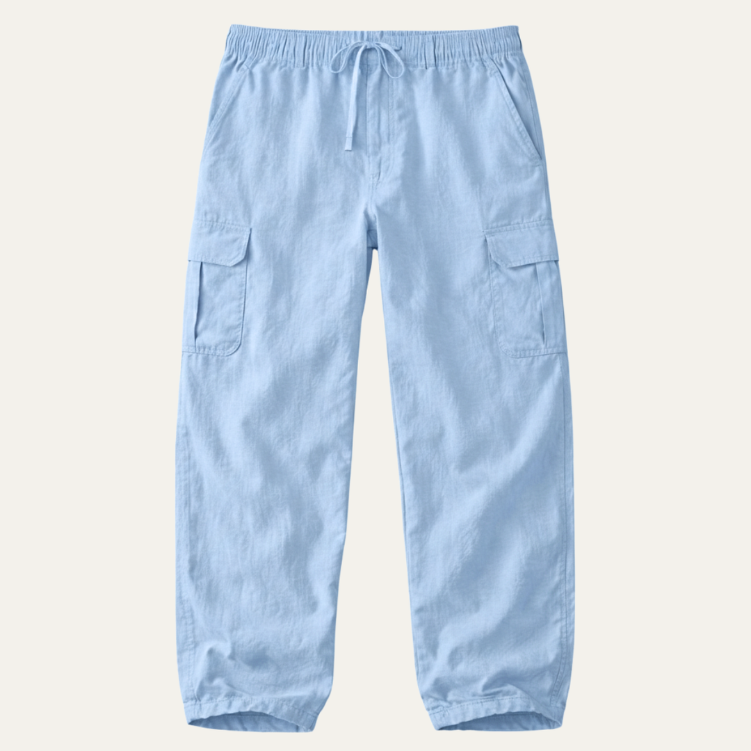 The Maplecrest Men’s Loose Fit Multi Pocket Cargo Pants