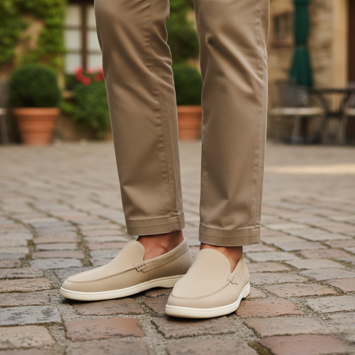 The Ashbourne Suede Loafers for Men