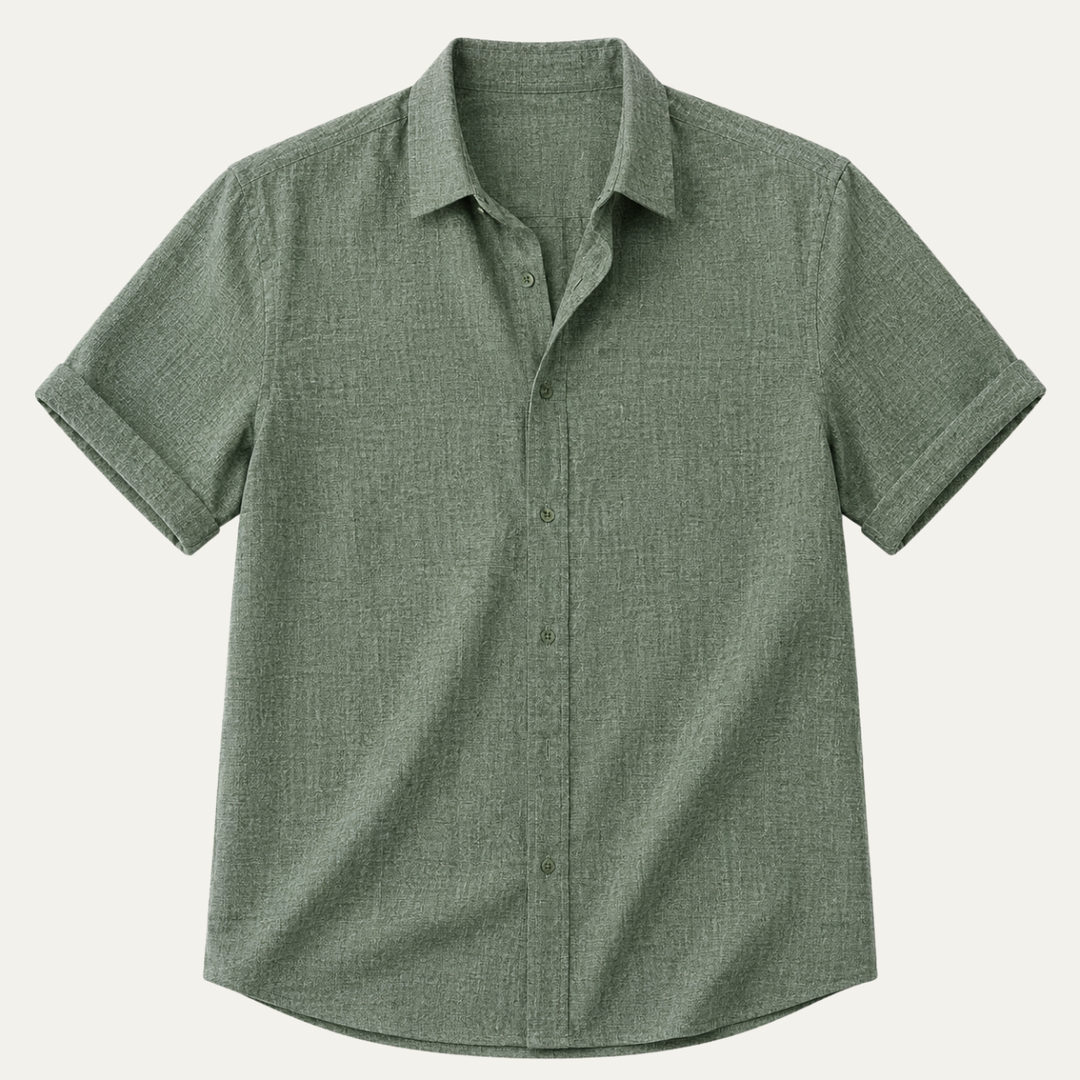 The Procida Men's Trendy Linen Button Up Shirt