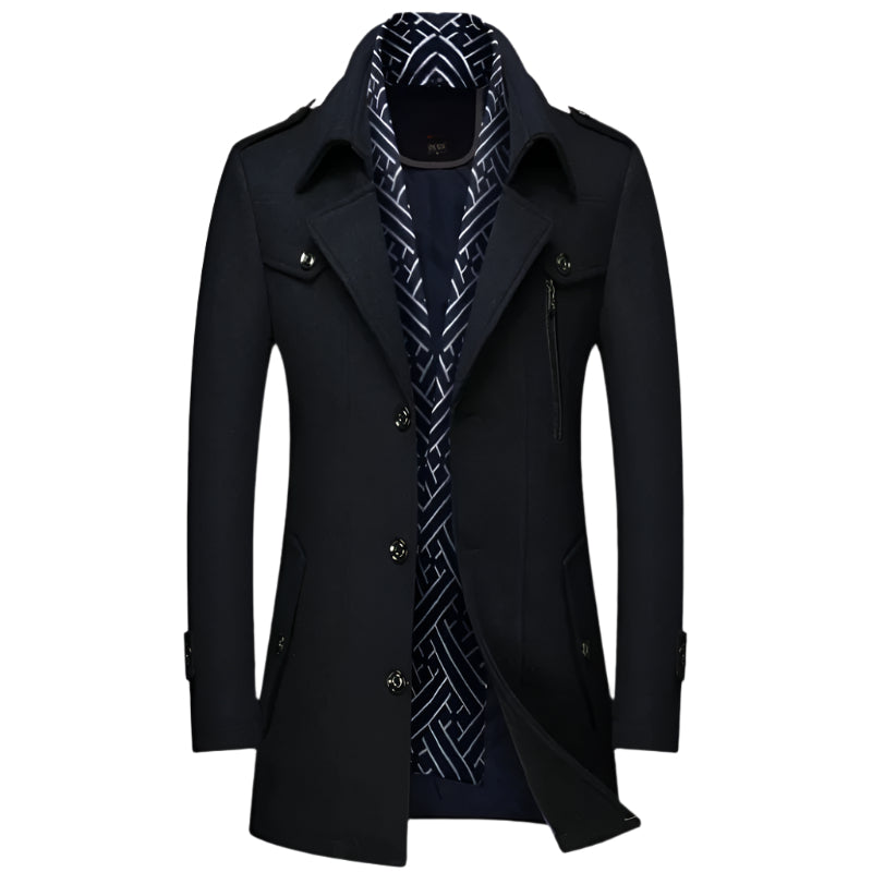 The Belgravia Coat with Tailored Fit-The British Gentlemen