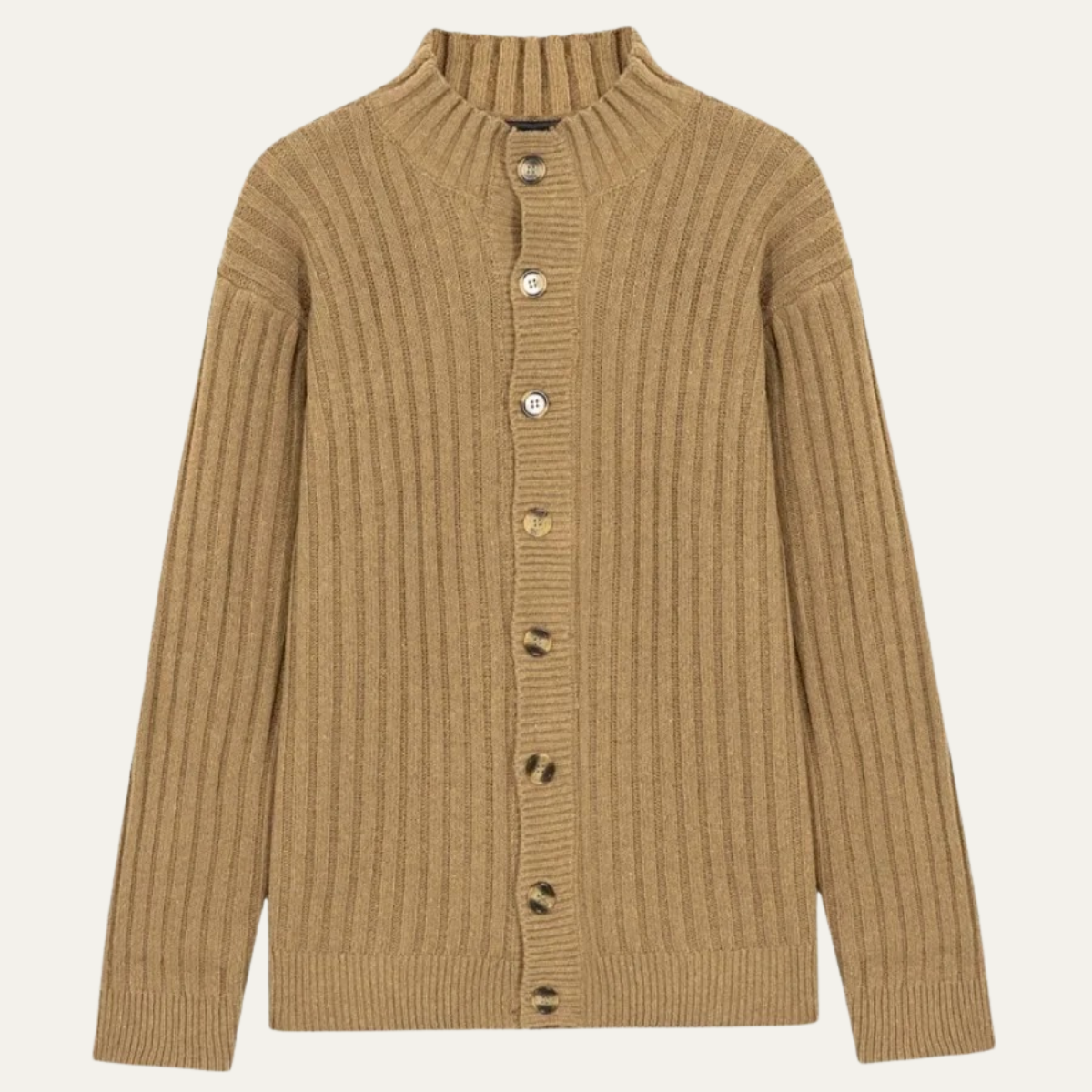 The Newport Men’s Warm Knit Crew Neck Cardigan