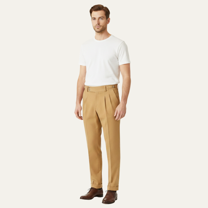 The Waterfall Ridge Men’s Classic Slim Fit Business Suit Pants