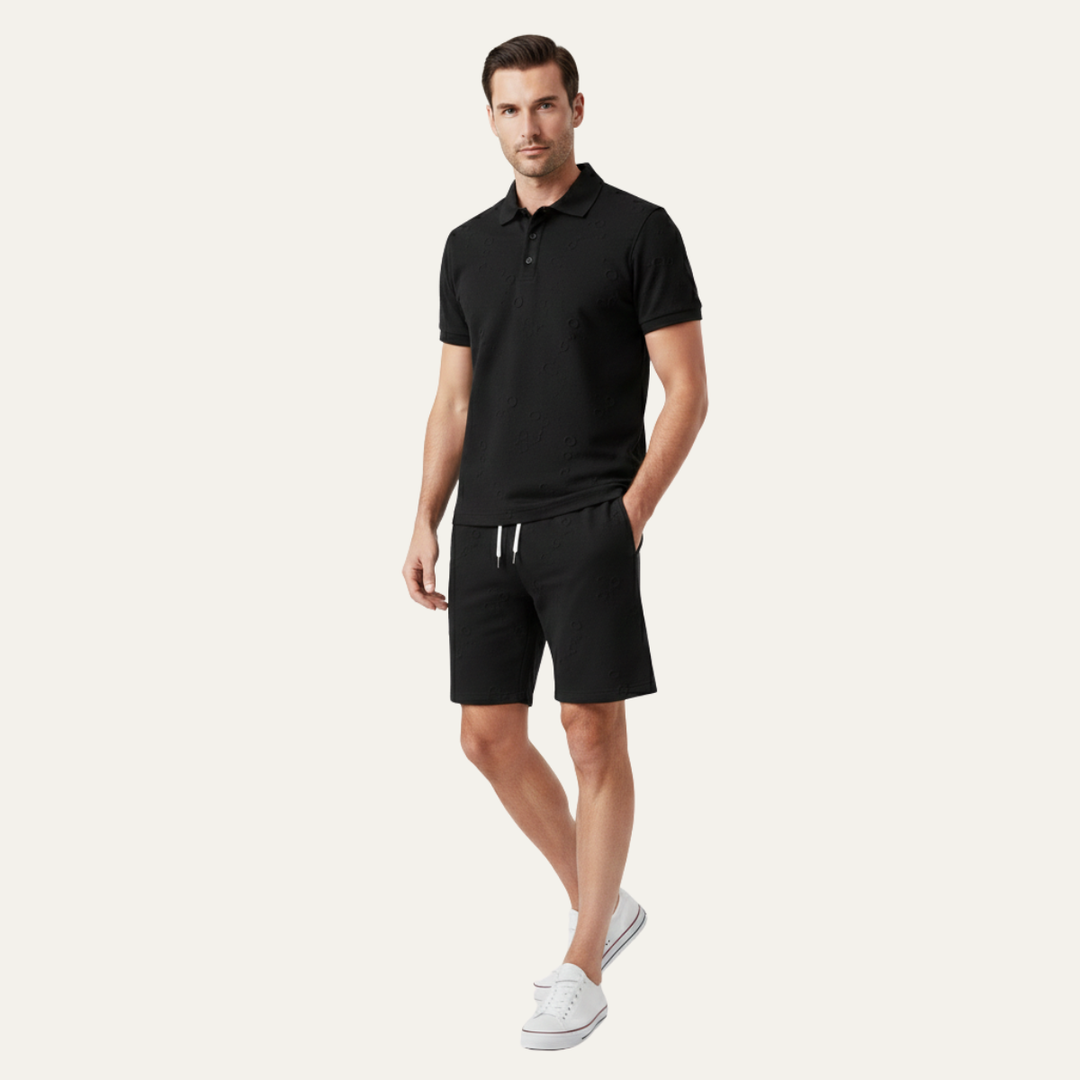 The Silverwood Men’s Lightweight Beachwear Set –Shirt & Shorts Set