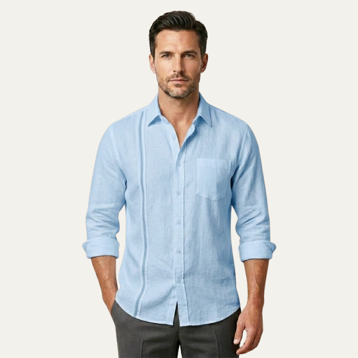The Ridgehaven Men’s Button Up Casual Beach Shirt