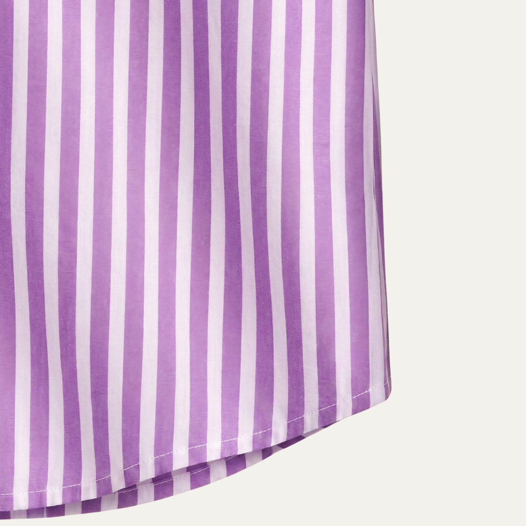 The Buckhead Men’s Lightweight Smart Fit Striped Linen Shirt