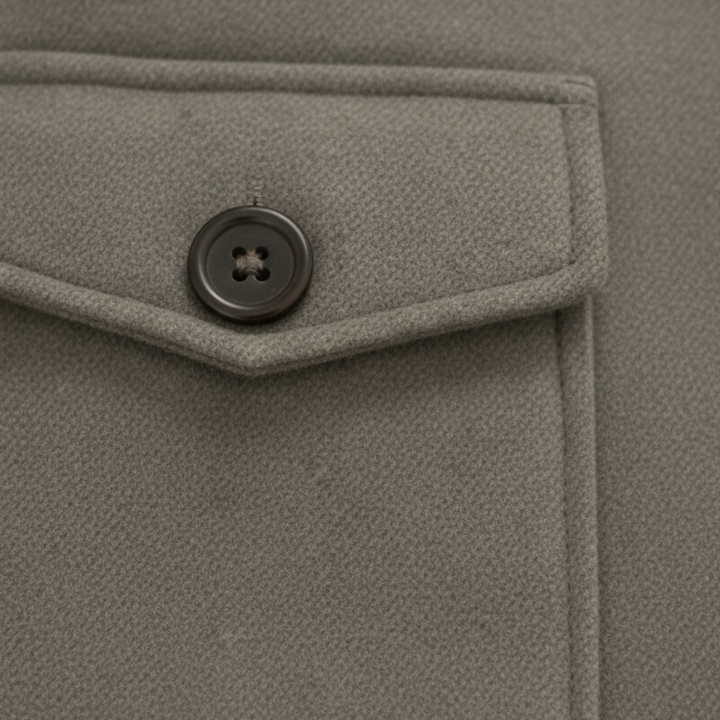 Wool Coat - Men’s Smart Tailored Overcoat