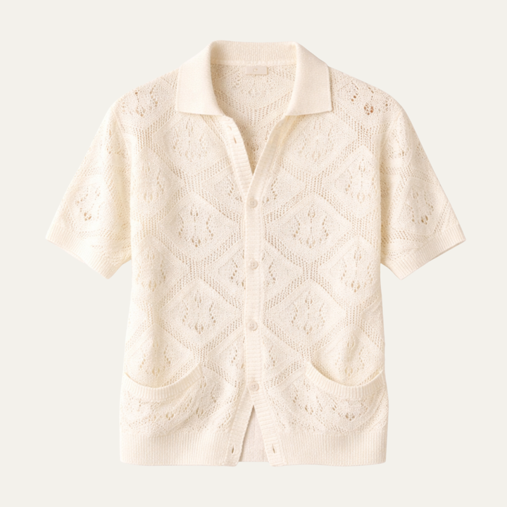 The Briarstone Men’s Vintage Hollow Out Knit Summer Top